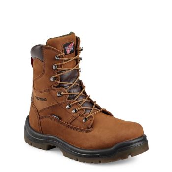 Red Wing King Toe® 8-inch Waterproof Soft Toe Mens Work Boots Brown - Style 1447